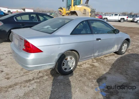 2001 Honda Civic Lx from USA, damaged, VIN 1HGEM22561L001038